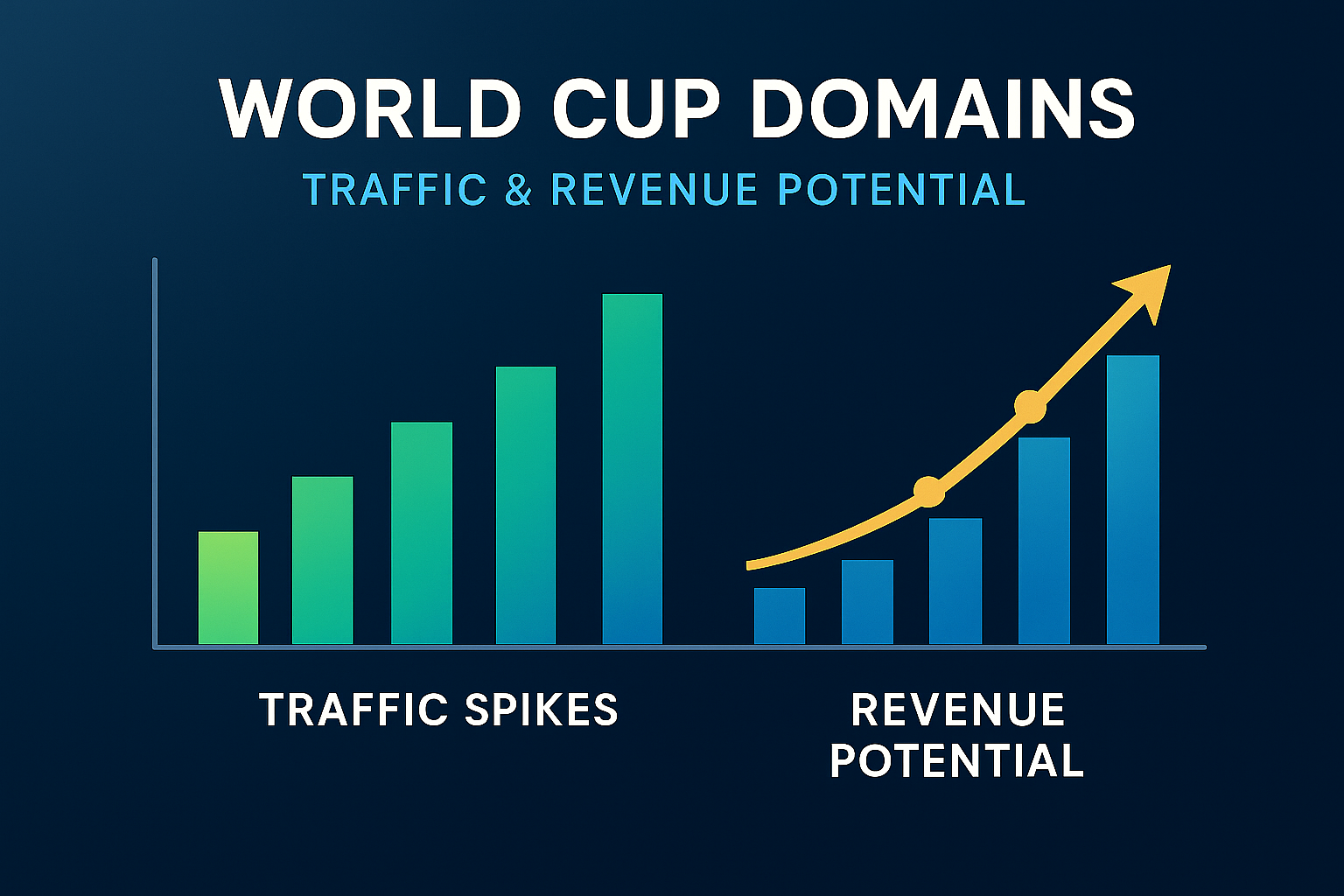 World Cup 2026 Domain Revenue and Traffic Projection Graph